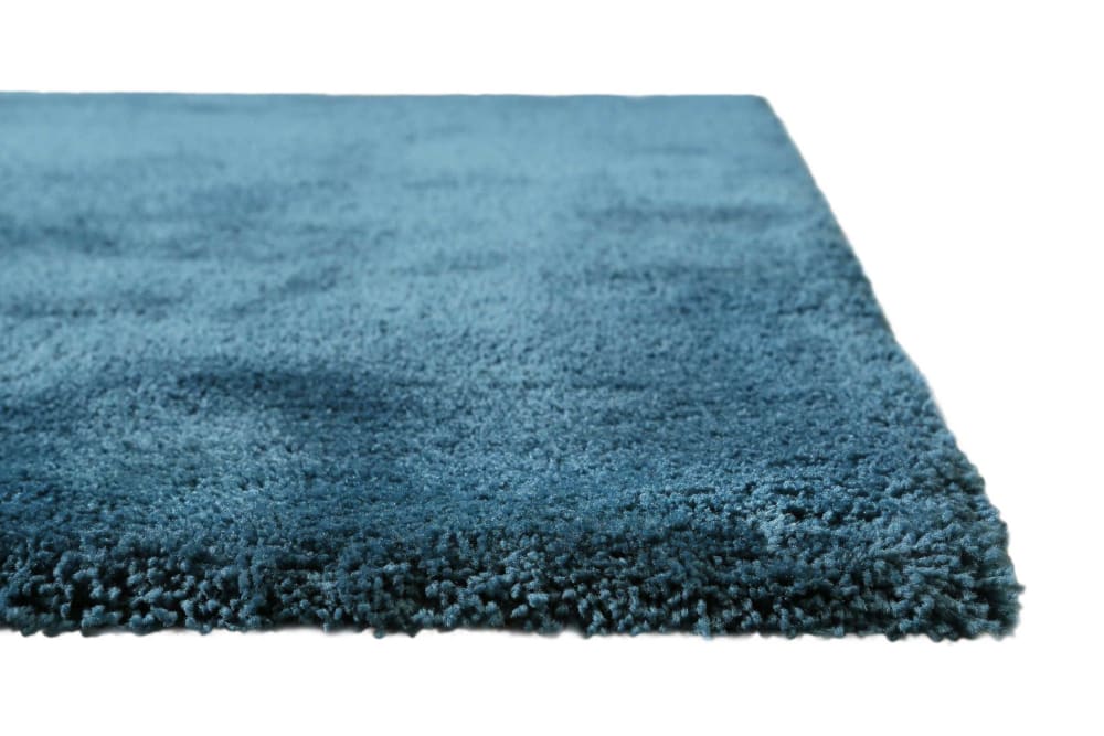 Tapis en microfibre dense bleu pétrole 80x150 cm — vue 4