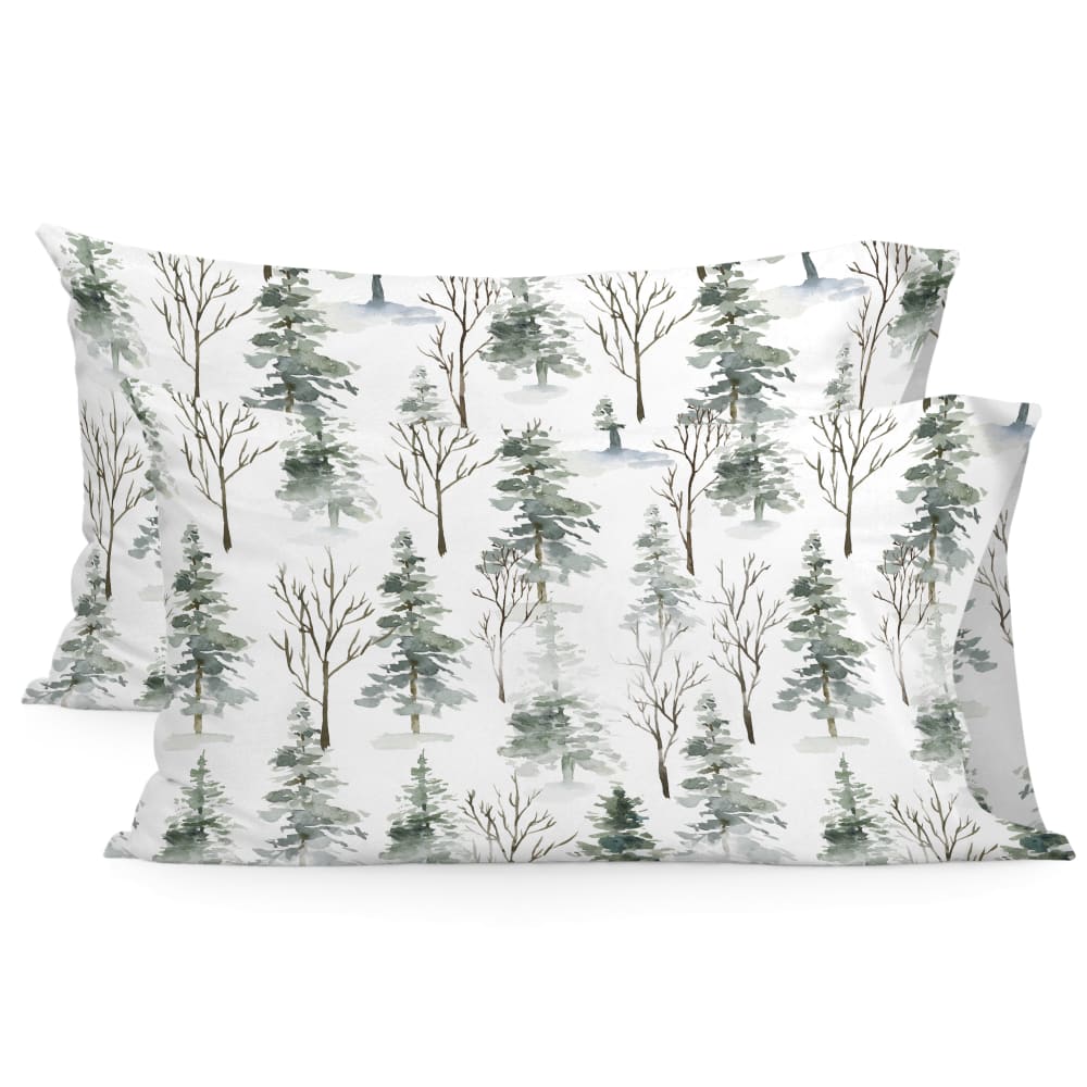 Funda de almohada 100% algodón multicolor 50x75 cm (x2) (cama 150/160)