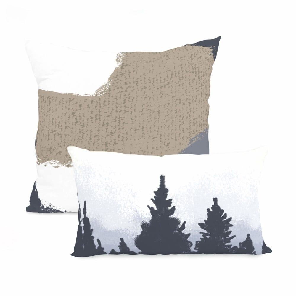 Housse de coussin 100% Coton Multicolore 50x50 + 50x30 cm