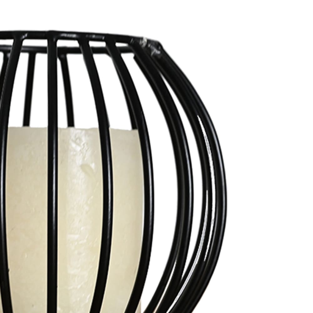Pphotophore métal rond 13x11 cm noir 13x13x11 cm - Maisons du Monde