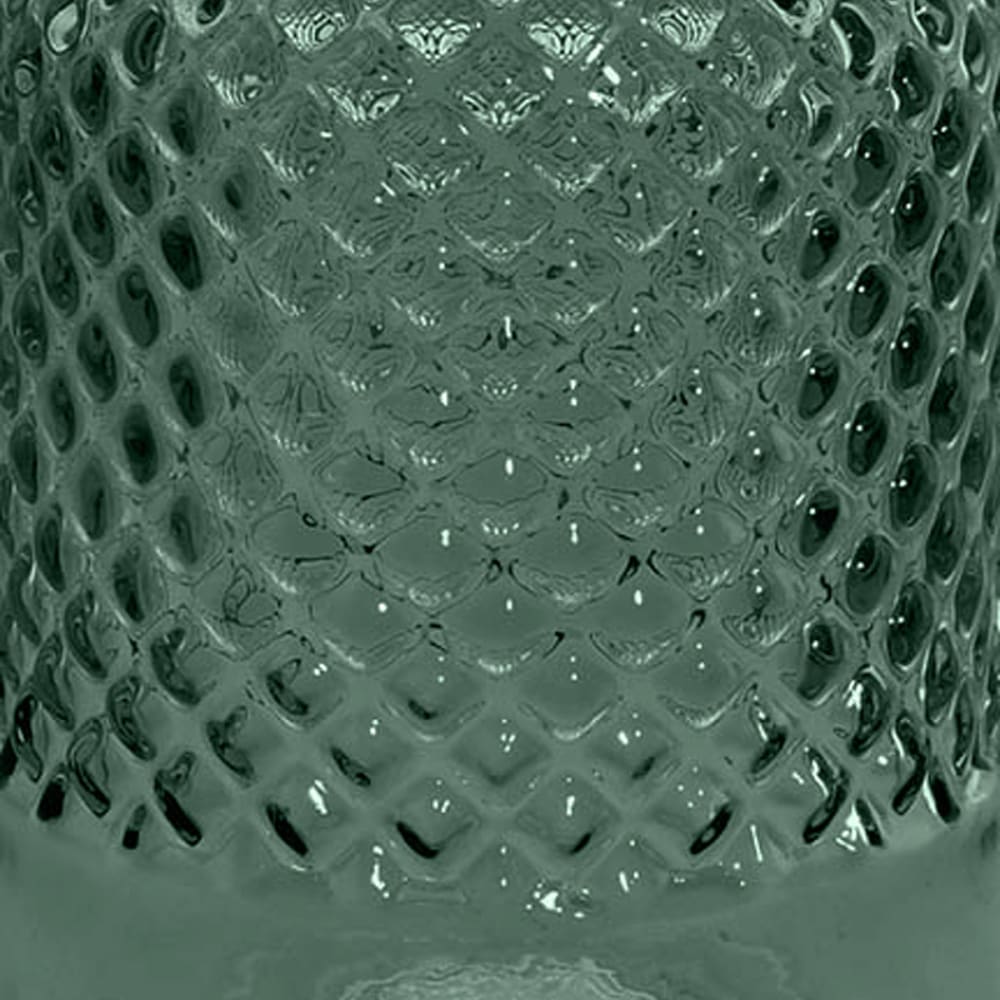 Vvase bouteille en verre recyclé eucalyptus 22 cm — vue 3