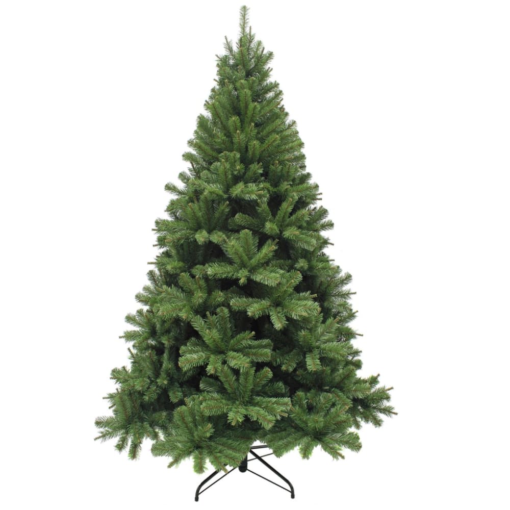 Albero di natale artificiale forrester verde h215xb135xl135cm - Modello Classico chic - Verde - PVC - Cloruro di polivinile