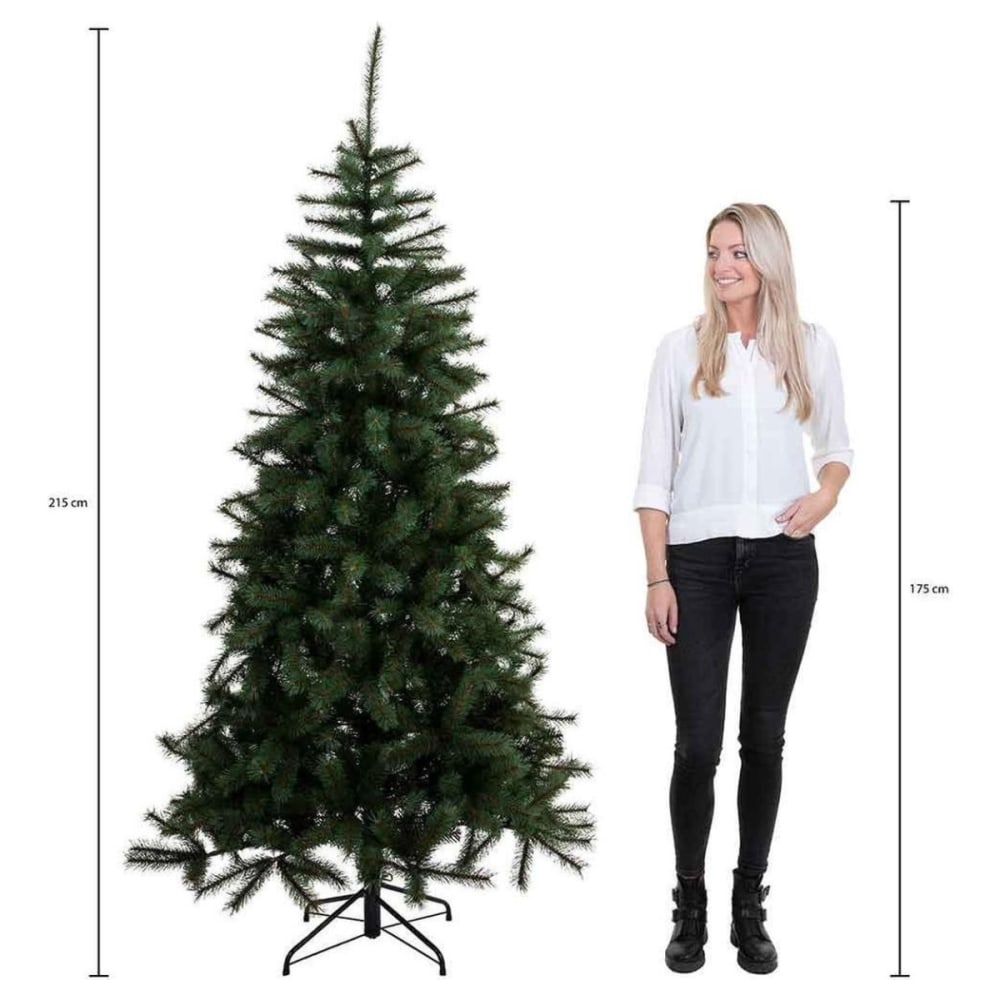 Árbol de navidad artificial forrester verde h215xb135xl135cm - Maisons du Monde