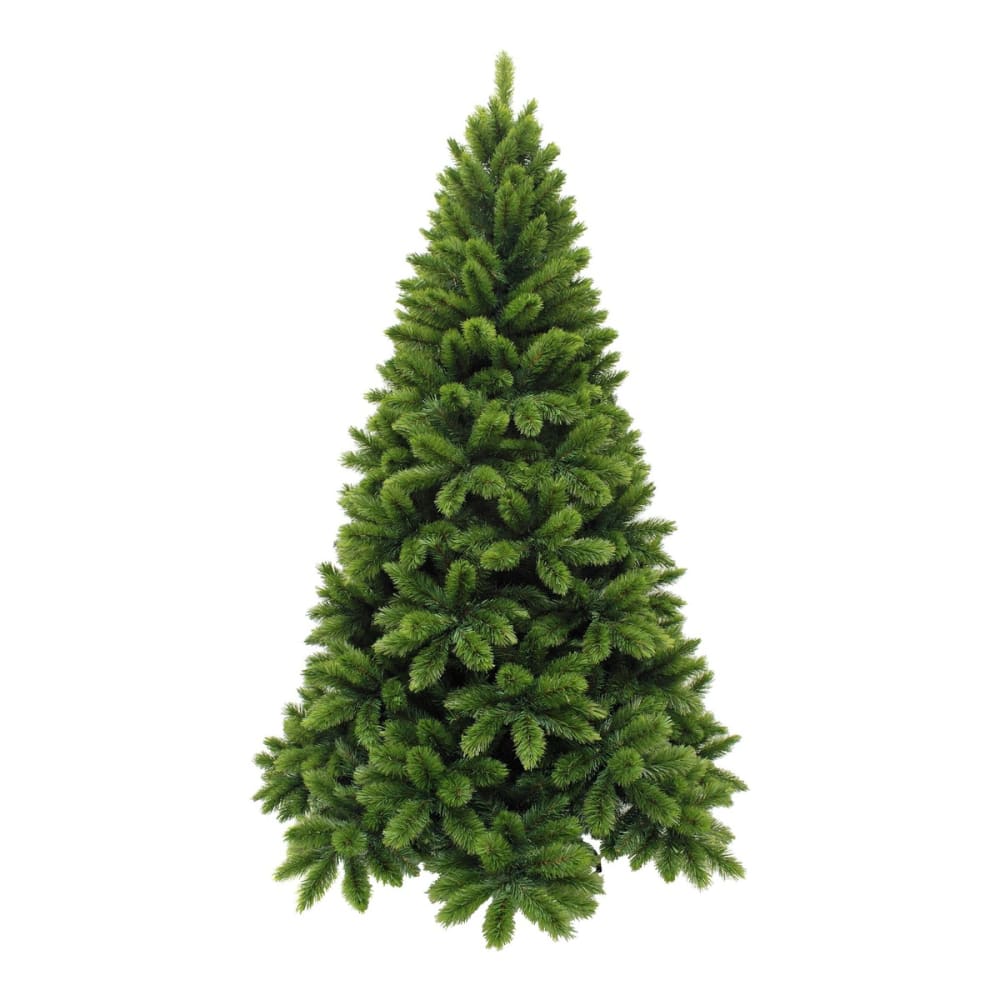 Árbol de navidad artificial tsuga verde h155xb104xl104cm