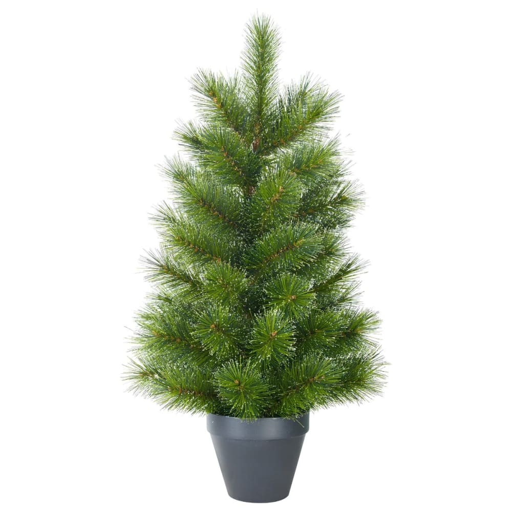 Árbol de navidad artificial glendon verde h90xb51xl51cm