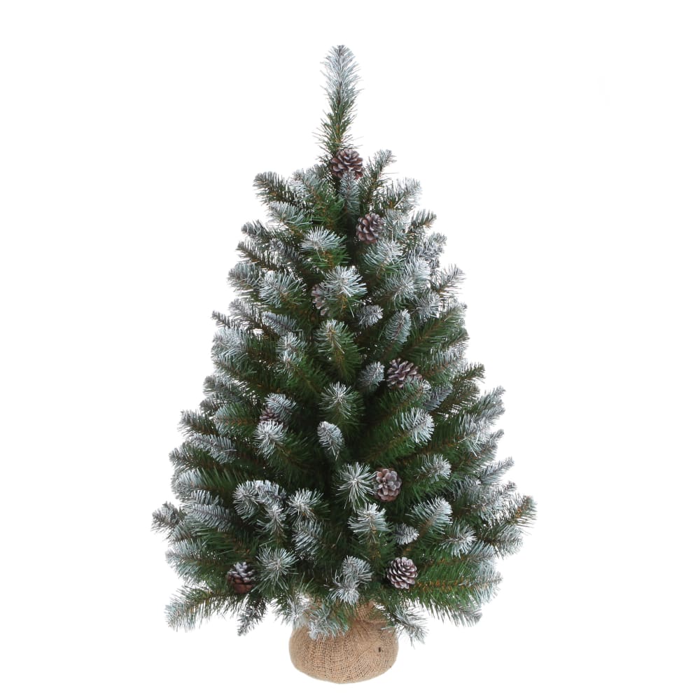 Sapin de noël artificiel - plastique vert