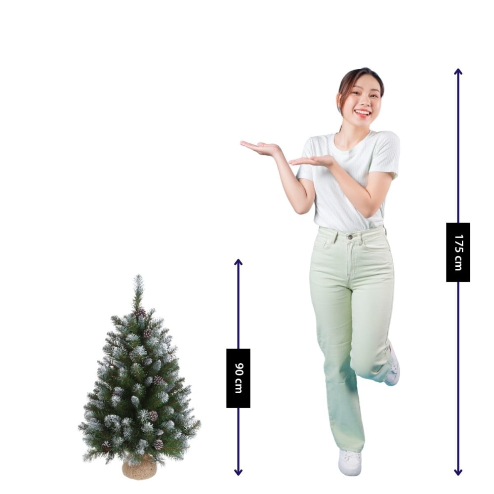 Árbol de navidad artificial empress verde h90xb71xl71cm - Maisons du Monde