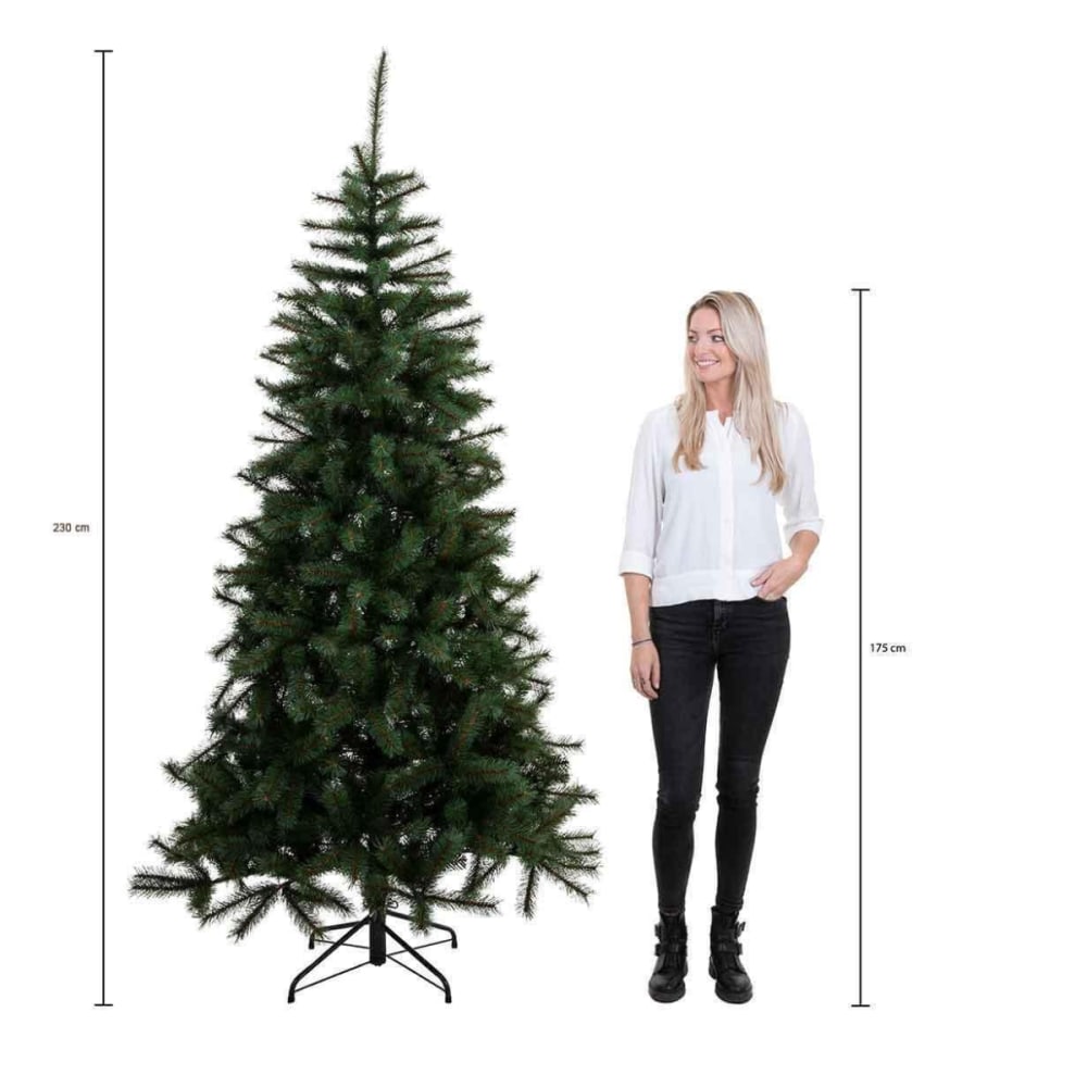Künstlicher Weihnachtsbaum Sherwood Grün Kunststoff
