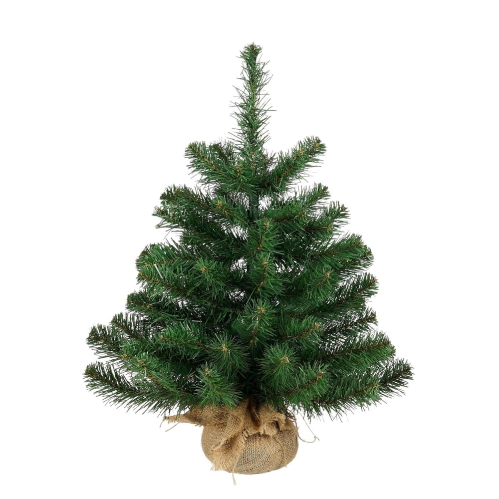 Albero di natale artificiale alpine verde h60xb51xl51cm - Modello Classico chic - Verde - PVC - Cloruro di polivinile