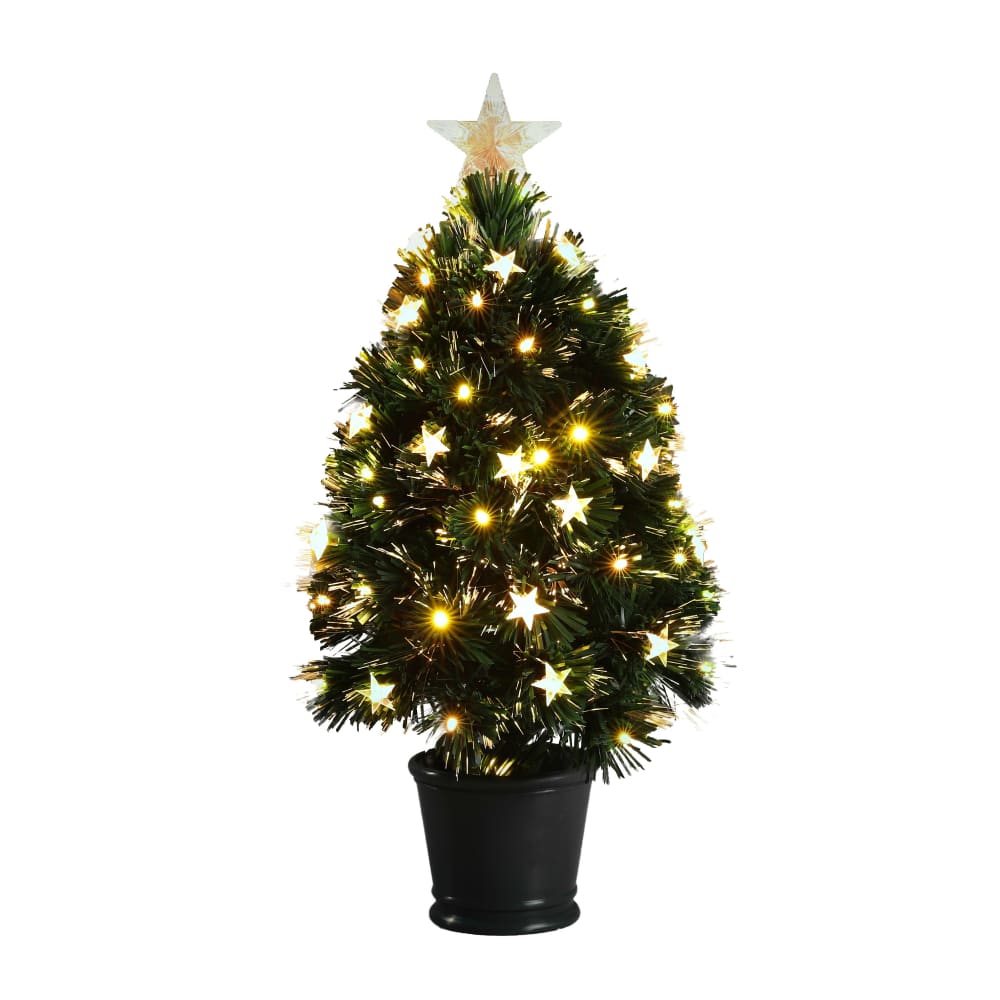 Albero di Natale artificiale con LED 60 - Modello Classico chic - Bianco - PVC - Cloruro di polivinile