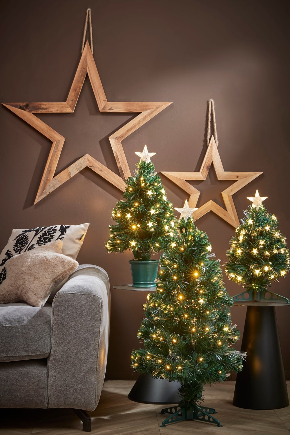 Sapin de noël artificiel avec éclairage optique H60 - Maisons du Monde