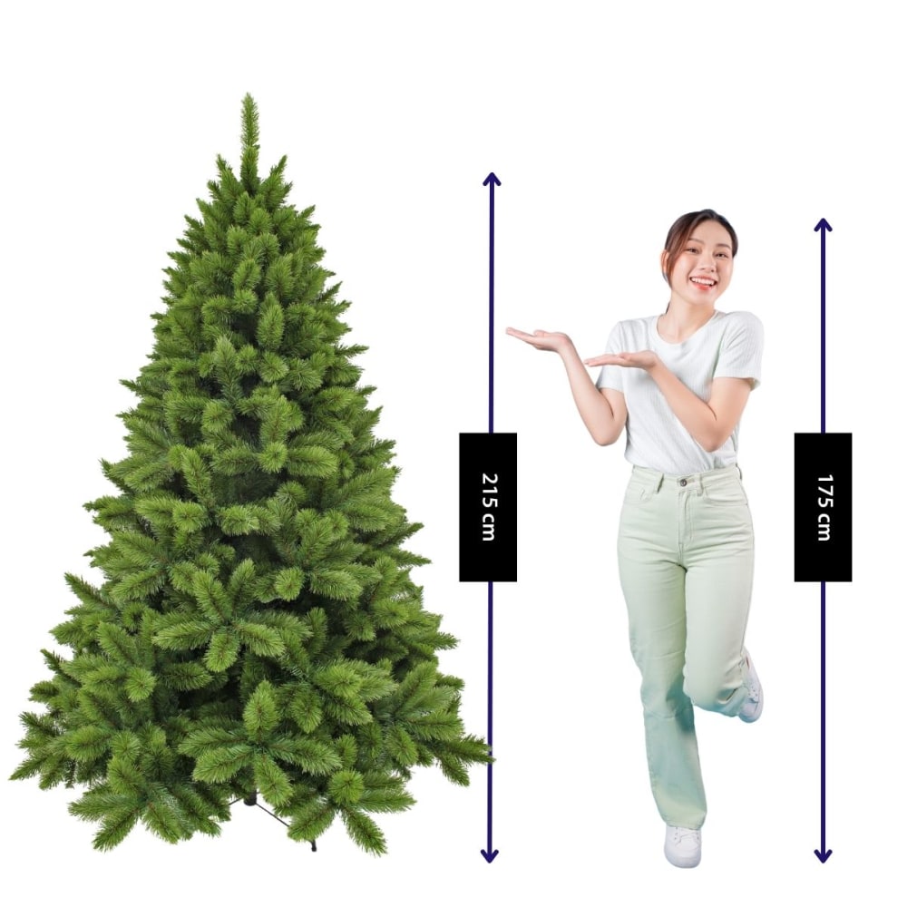 Árbol de navidad artificial camden verde h215xb142xl142cm - Maisons du Monde
