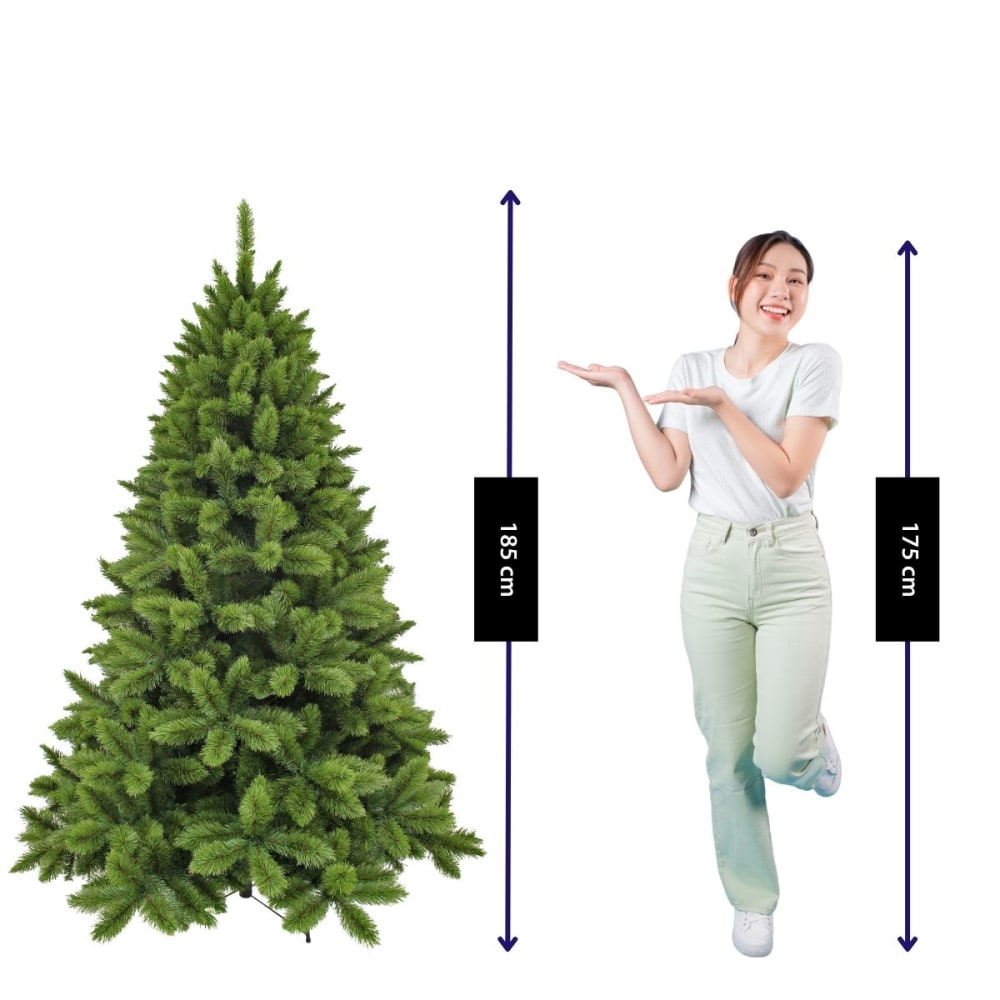 Árbol de navidad artificial camden verde h185xb122xl122cm - Maisons du Monde