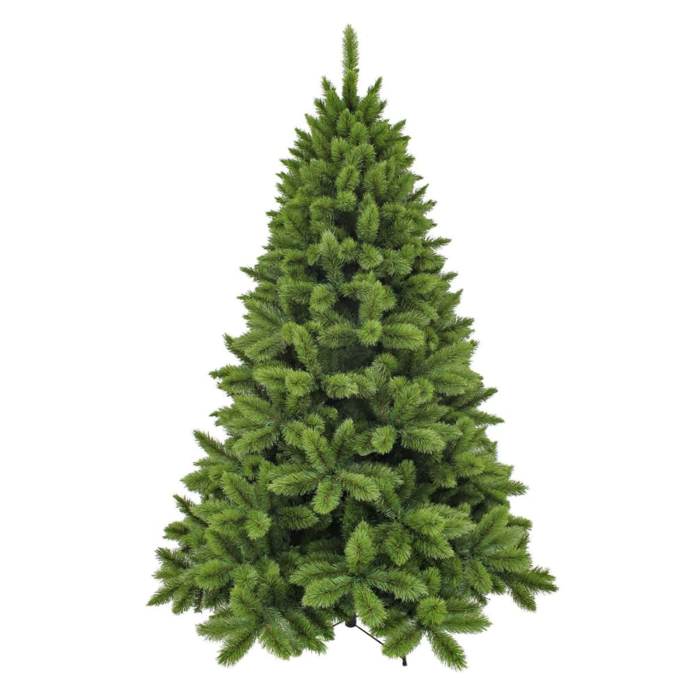 Albero di natale artificiale camden verde h155xb104xl104cm - Modello Classico chic - Verde - PVC - Cloruro di polivinile