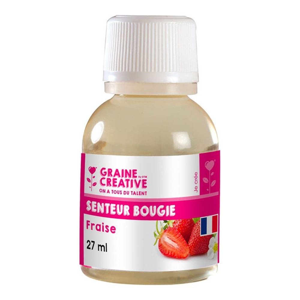 Graine Créative Parfum pour bougie - senteur fraise 27 ml Multicolore Cire