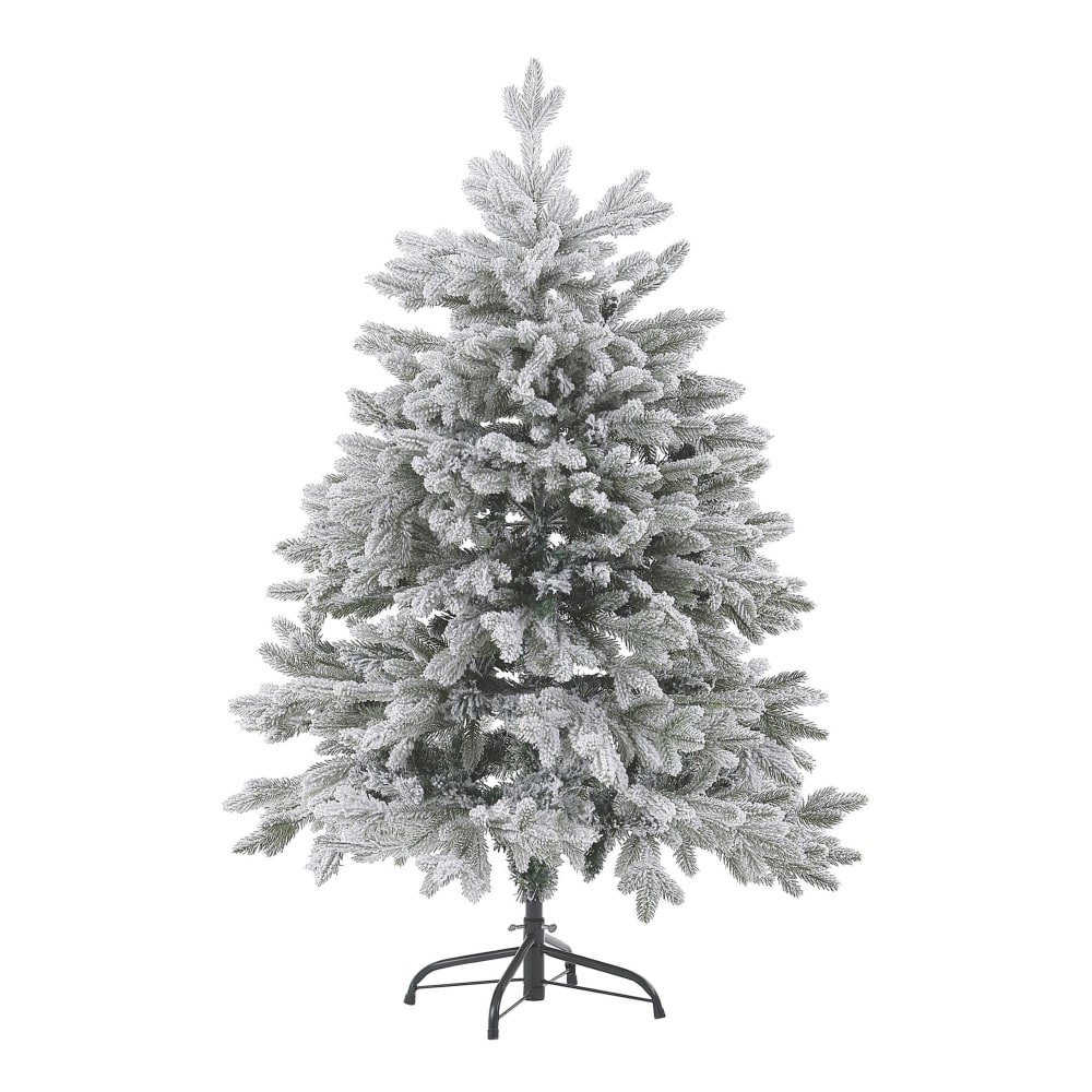 Árbol de navidad efecto nieve 120 cm blanco