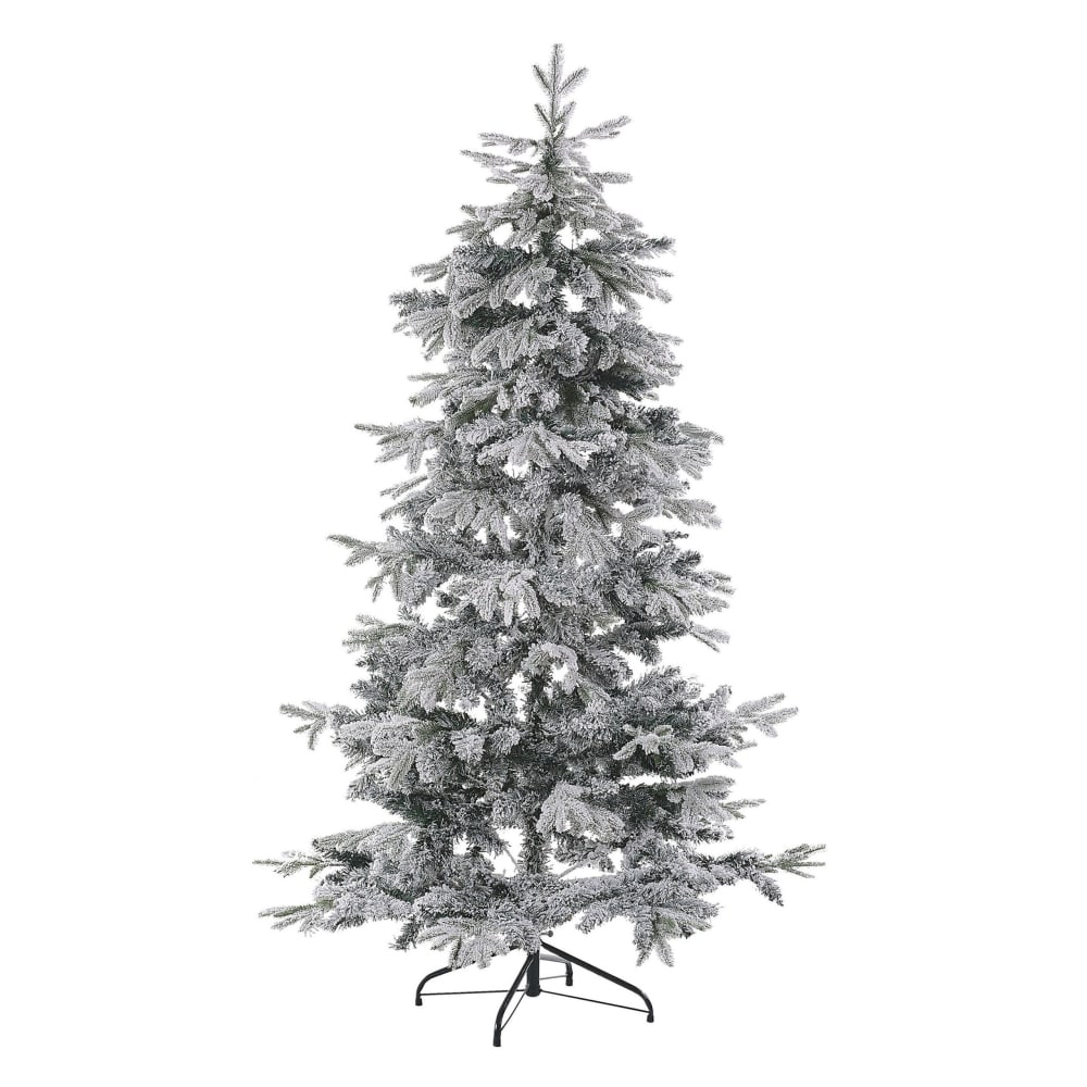 KüNstlicher Weihnachtsbaum Schneebedeckt 180 Cm Weiß