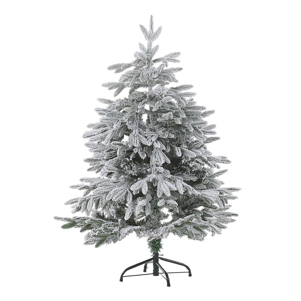 Árbol de navidad efecto nieve 120 cm blanco