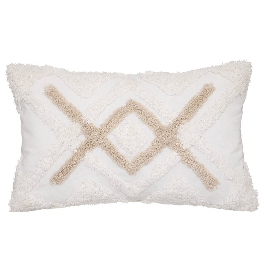 Housse de coussin Blanc cotton 30 x 50cm