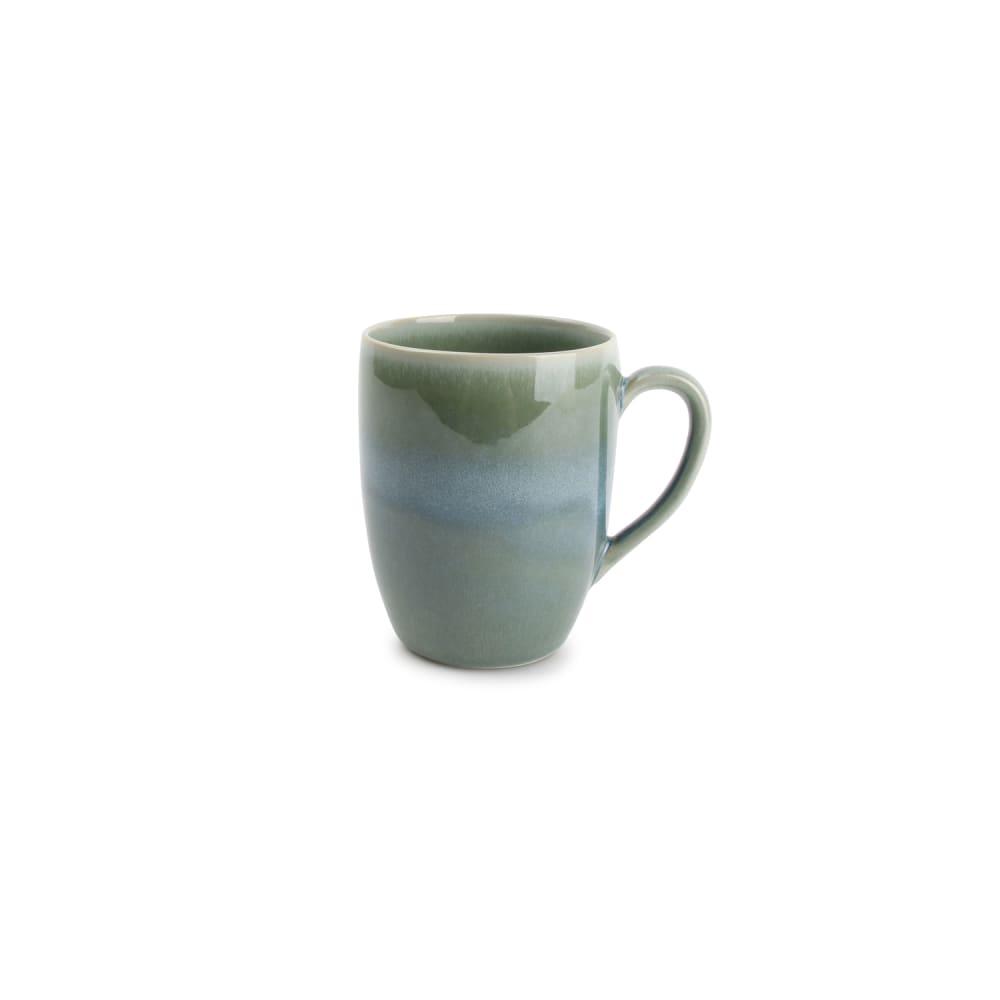 Lot de 4 tasses vert en grès 35cl