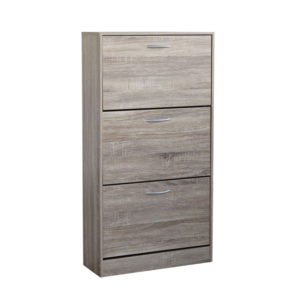 Scarpiera con 3 ante marrone - Milani Home
