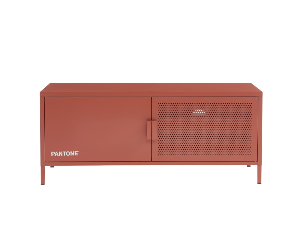 Meuble TV terracotta 120cm