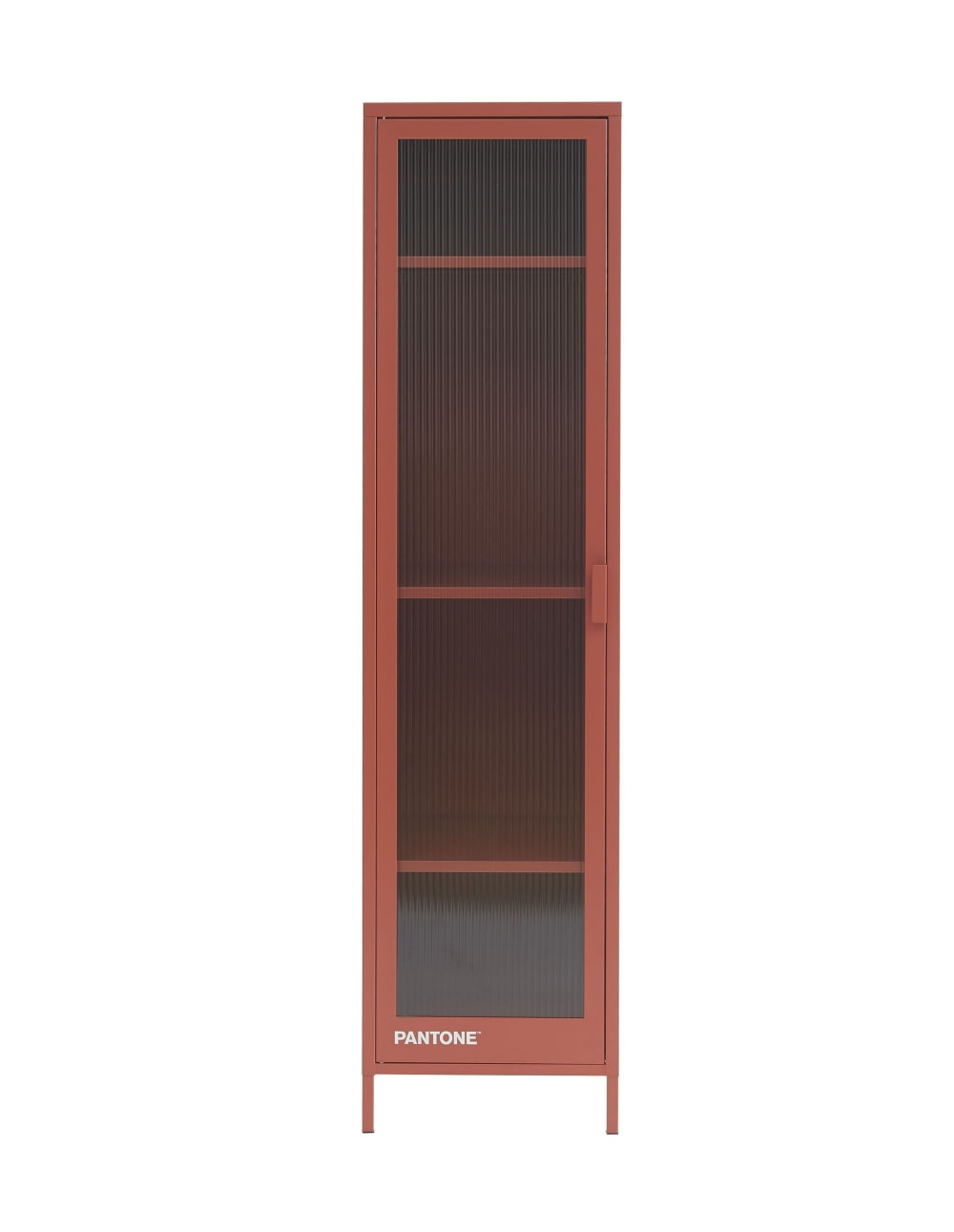 Vestiaire terracotta porte en verre cannelé - Maisons du Monde