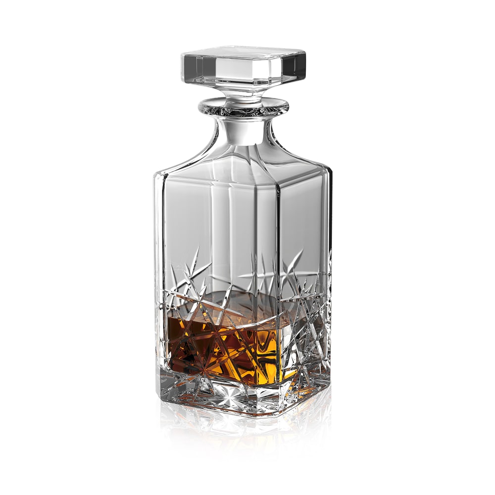 Ensemble de whisky transparent en verre - set/3 - Maisons du Monde