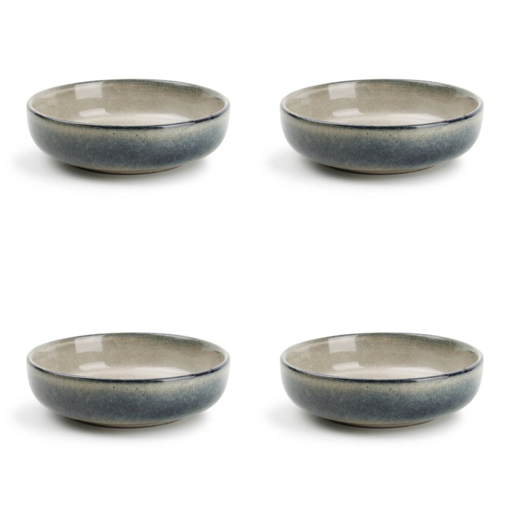 Lot de 4 bols vert en grès 17,5xh5cm