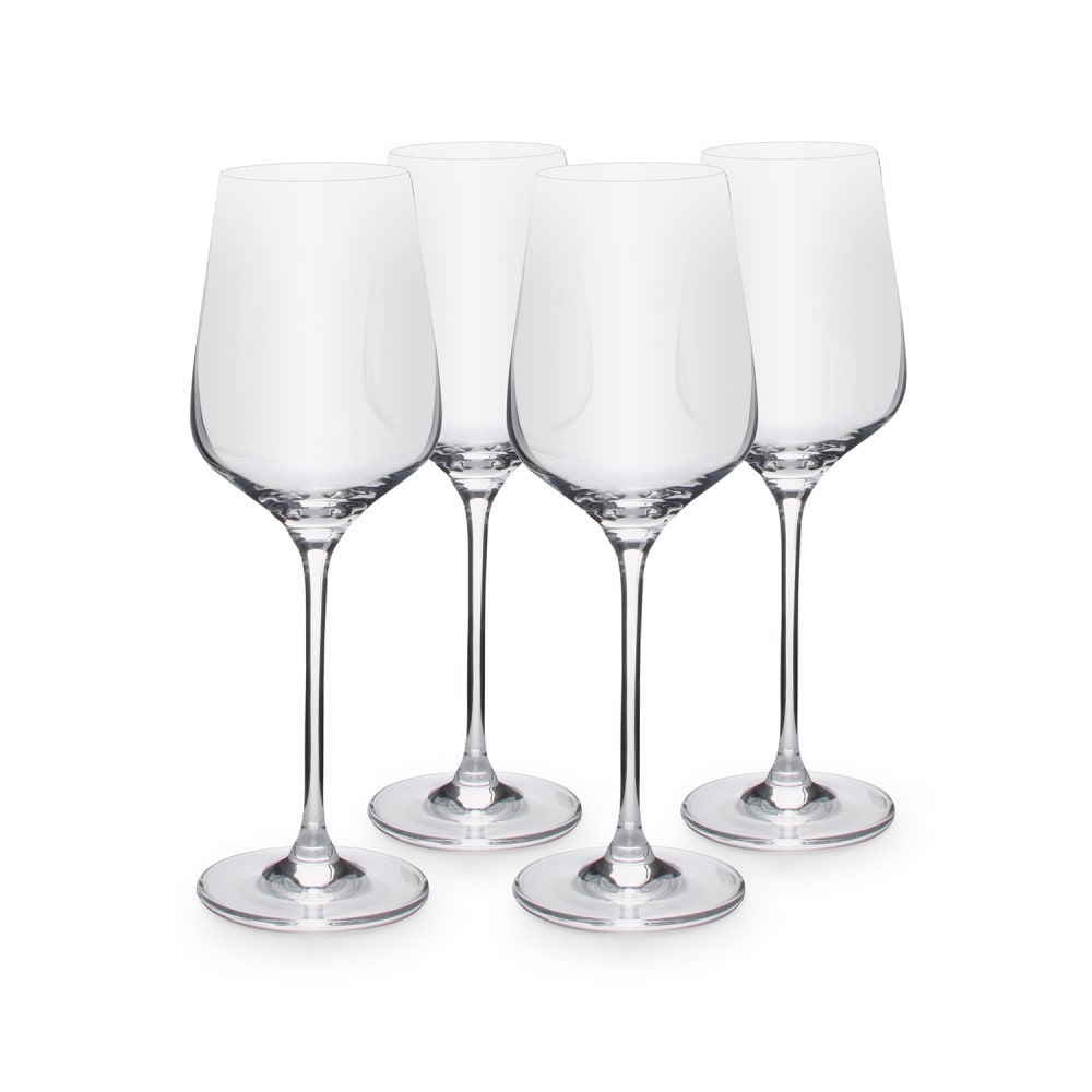Lot de 4 verre à vin transparent en verre 45cl - Maisons du Monde