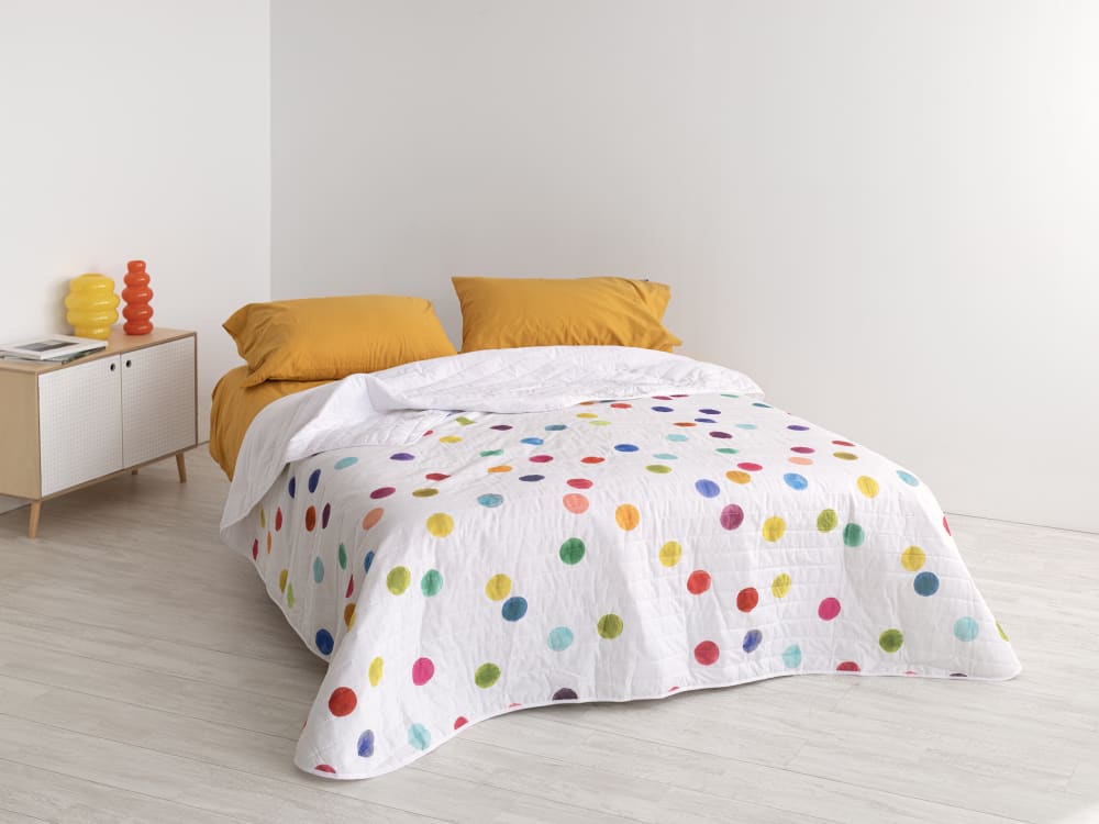 Couvre-lit 100% coton multicolore 240x260 cm - Maisons du Monde