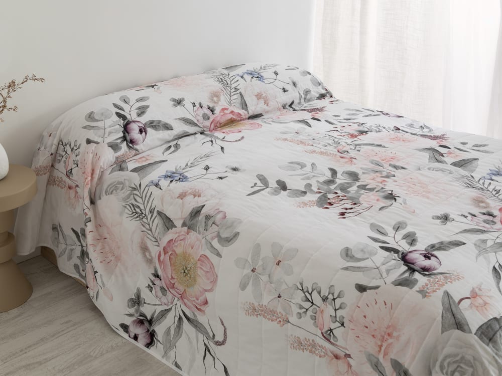 Colcha 100% algodón multicolor 270x260 cm (cama 180) - Maisons du Monde