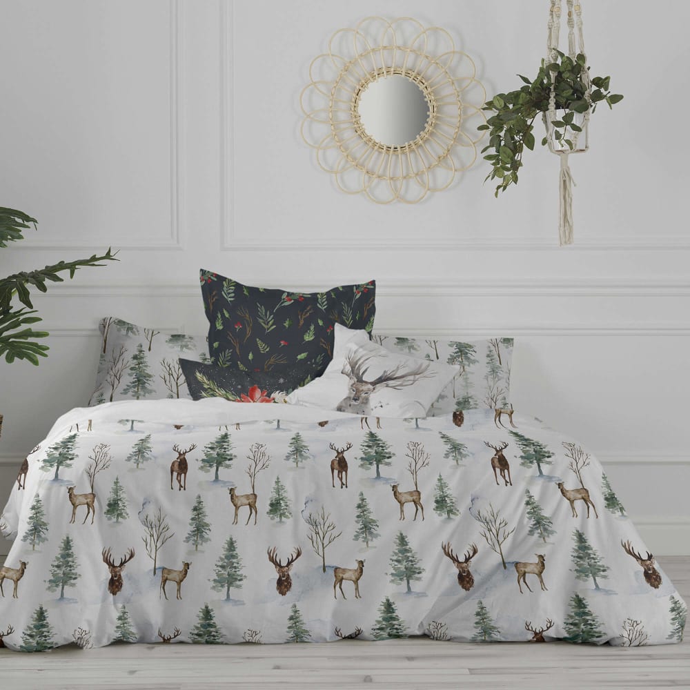 Housse de couette 100% Coton Multicolore 220x220 cm