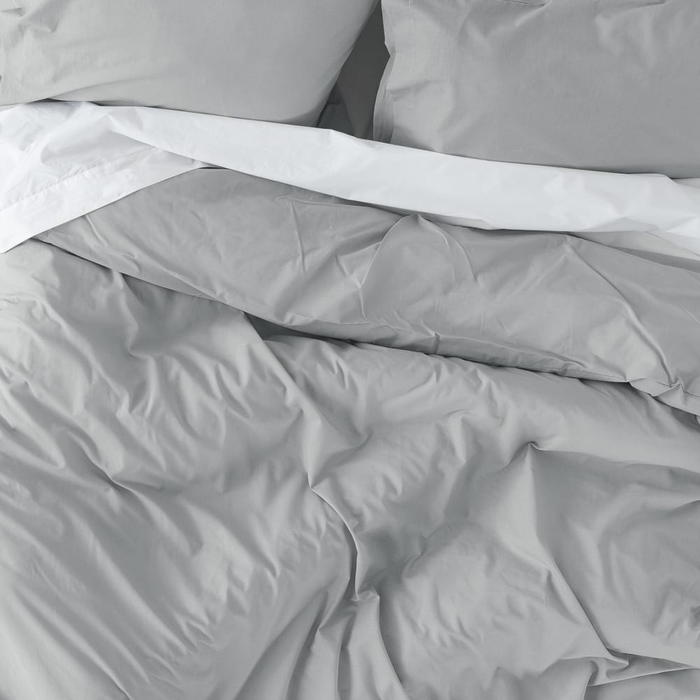 Funda nórdica 100% algodón gris 240x220 cm (cama 150/160) - Maisons du Monde