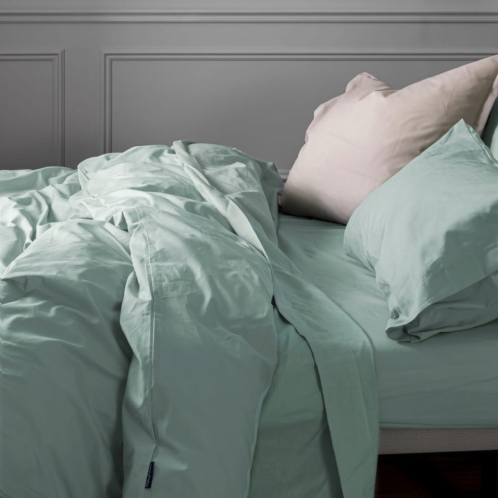 Housse de couette 100% Coton Menthe 240x220 cm — vue 3