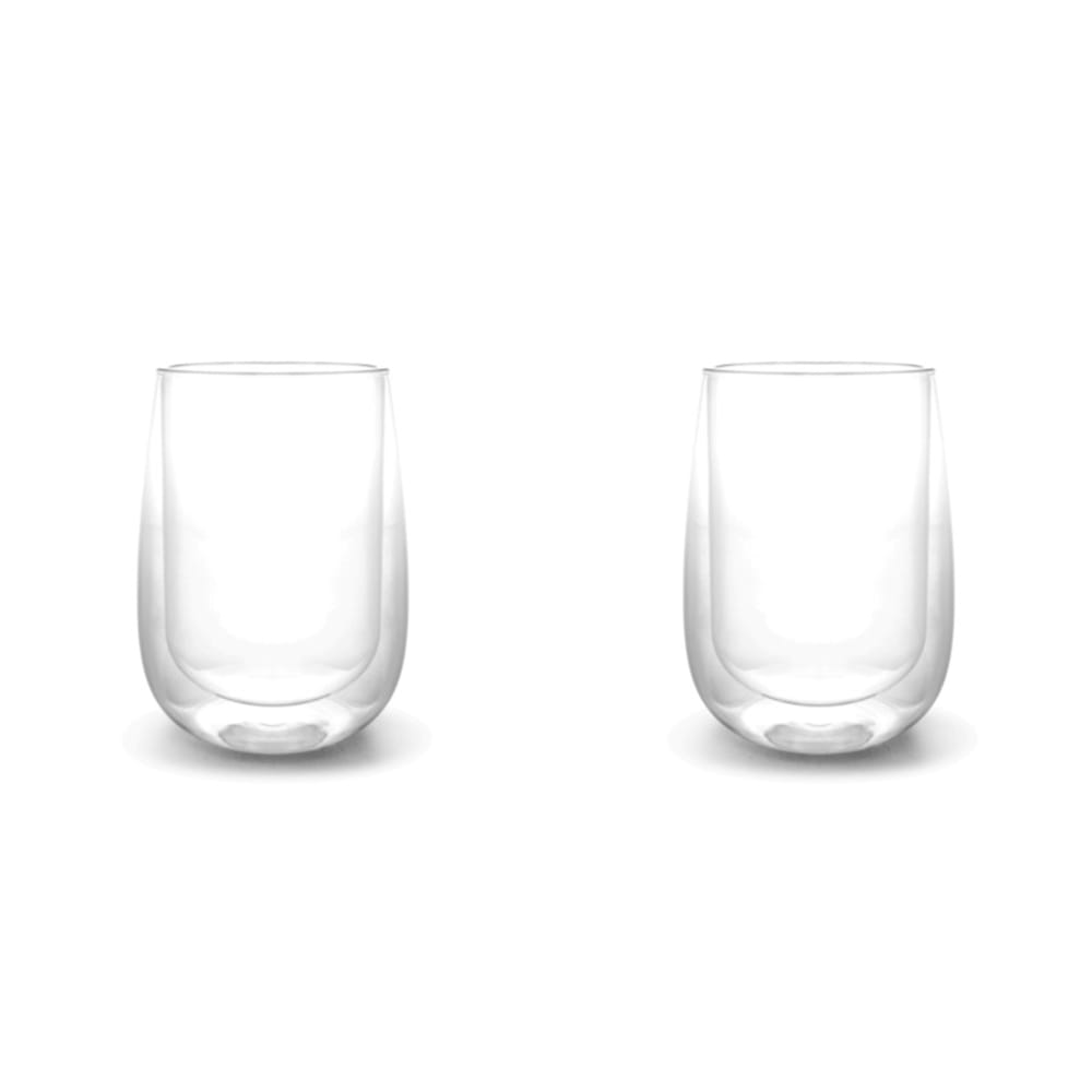 Lot de 2 tasse transparent en verre 47cl