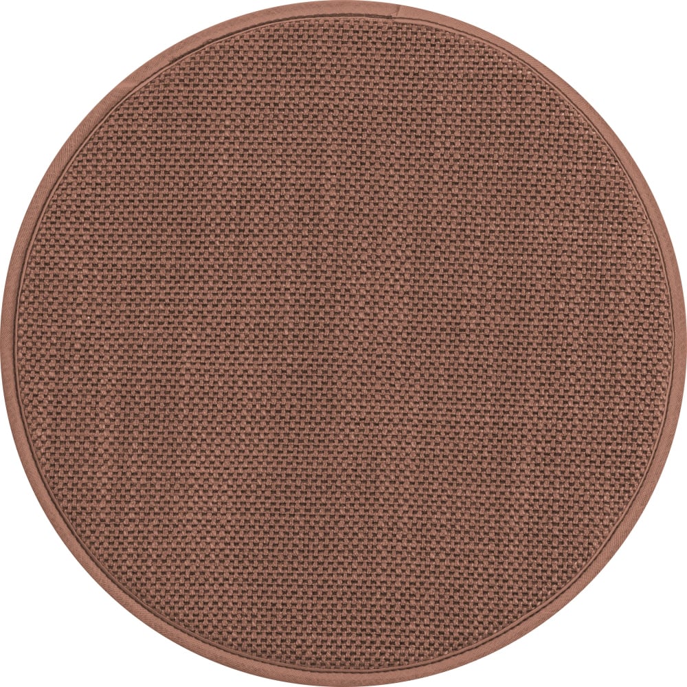 Galettes de chaises rondes brique bi-matière-lot de 4 - env.ø 35cm — vue 3