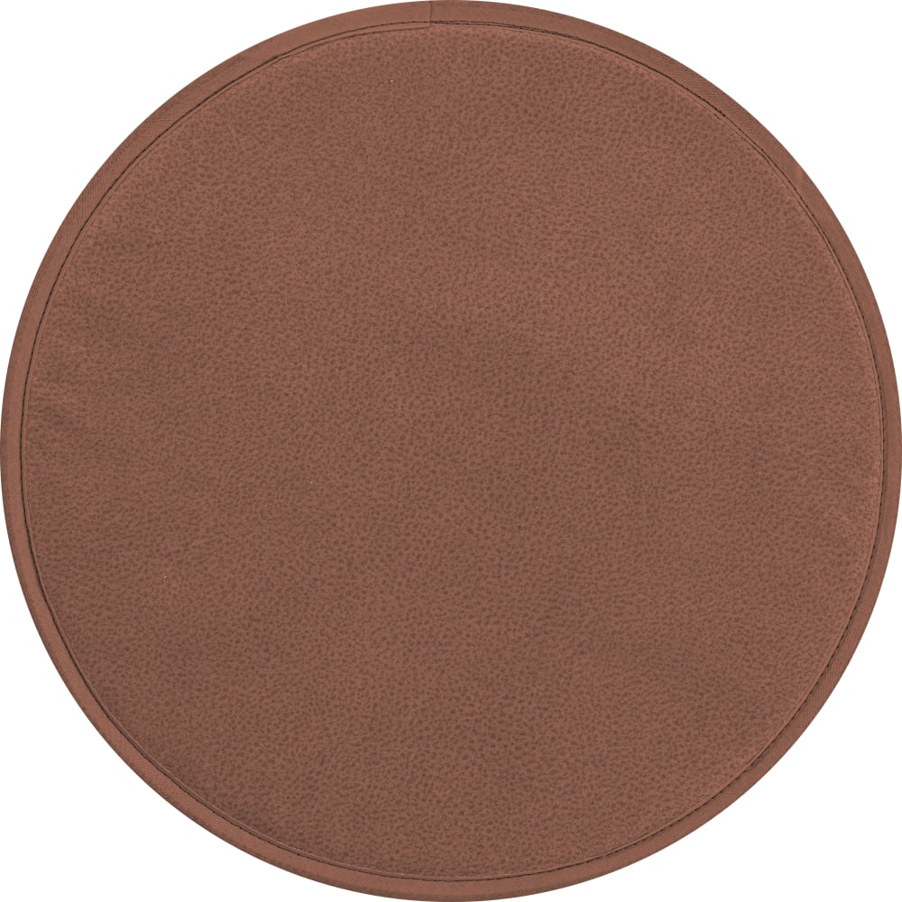 Galettes de chaises rondes brique bi-matière-lot de 4 - env.ø 35cm — vue 4