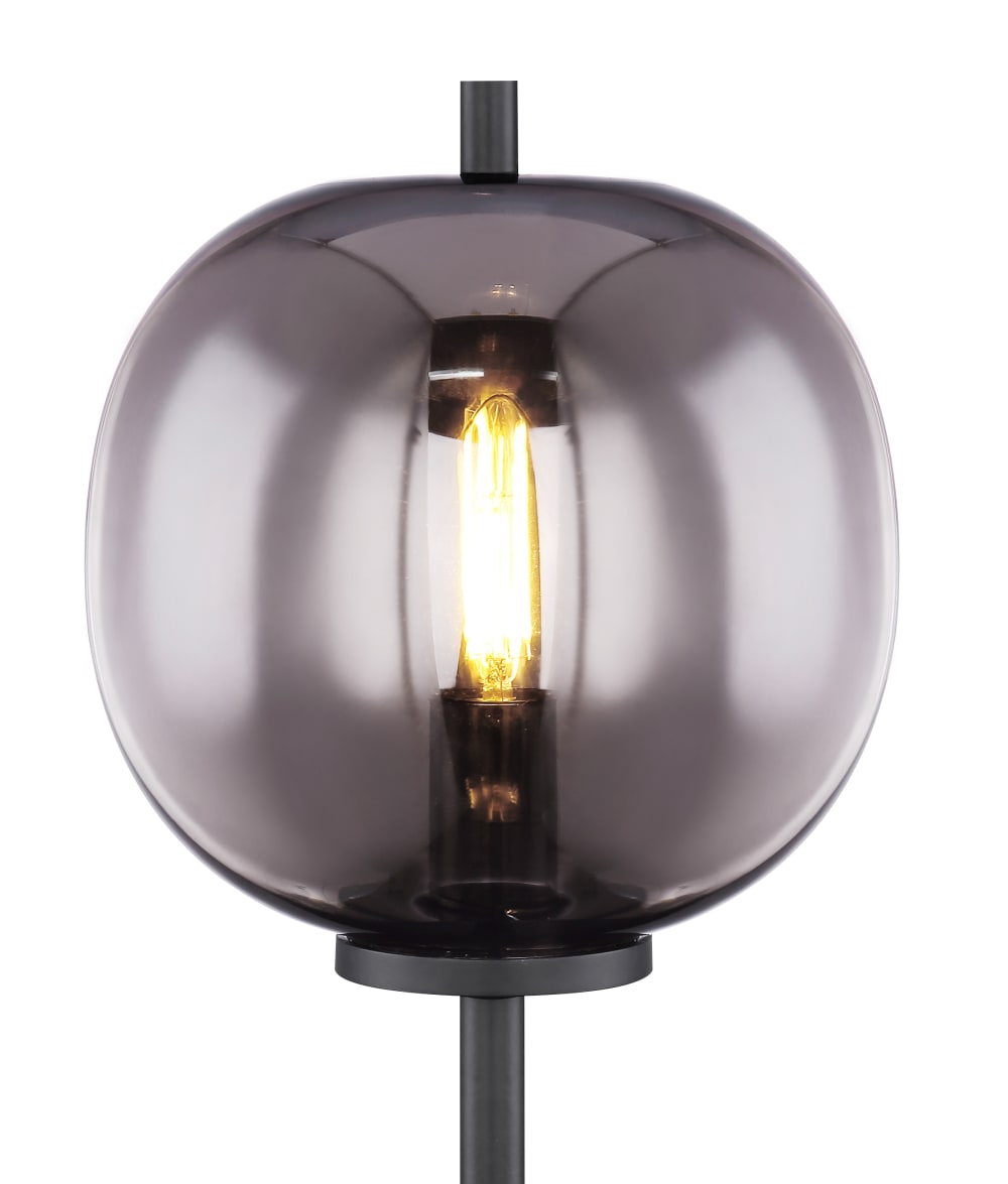 Lampe à poser métal noir, 1x E14, 45cm — vue 3