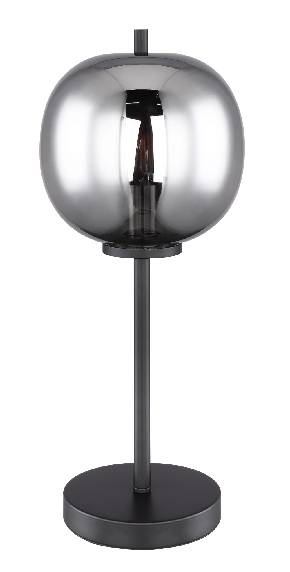 Lampe à poser métal noir, 1x E14, 45cm — vue 4