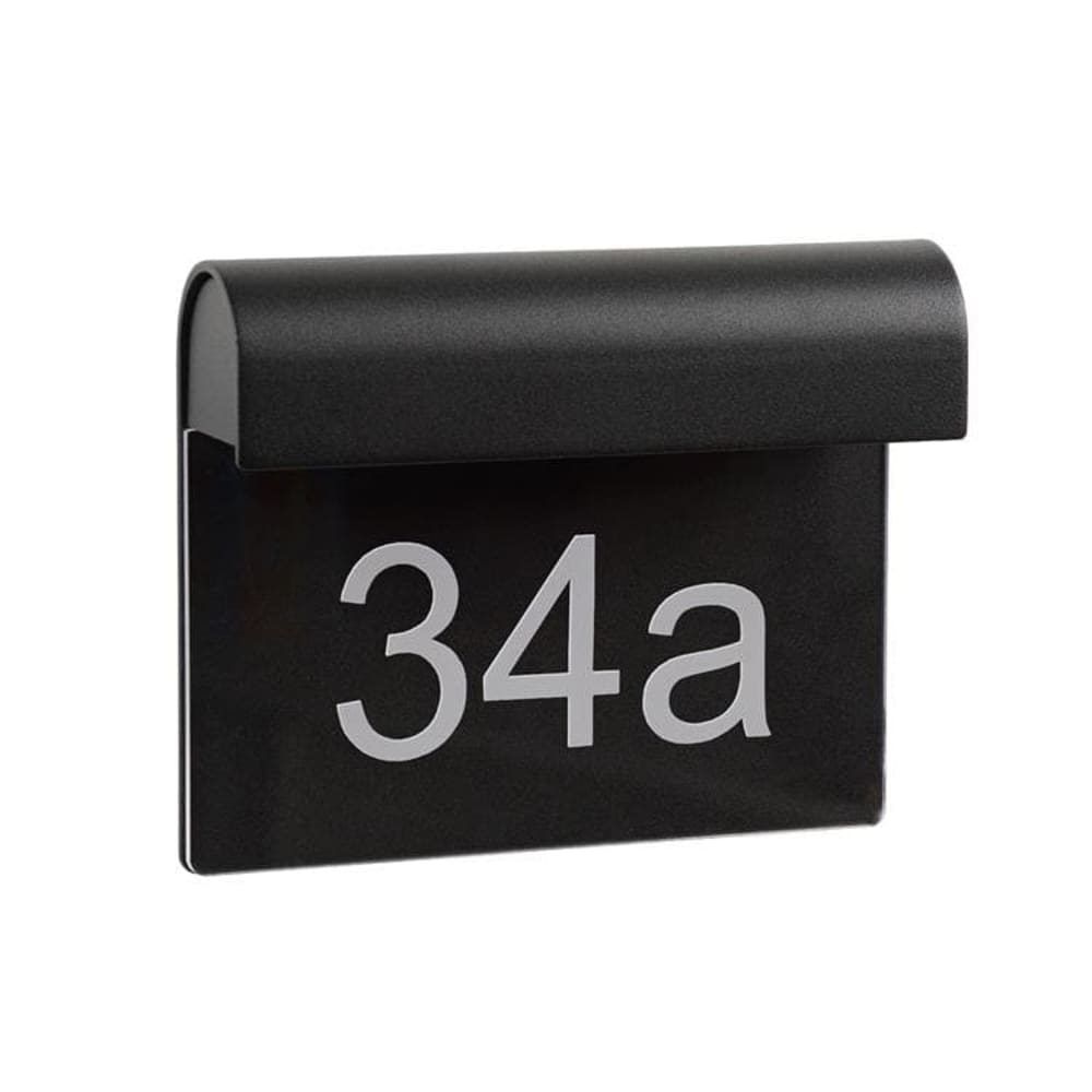 Applique murale d'extérieur led avec variateur aluminium h1 noir