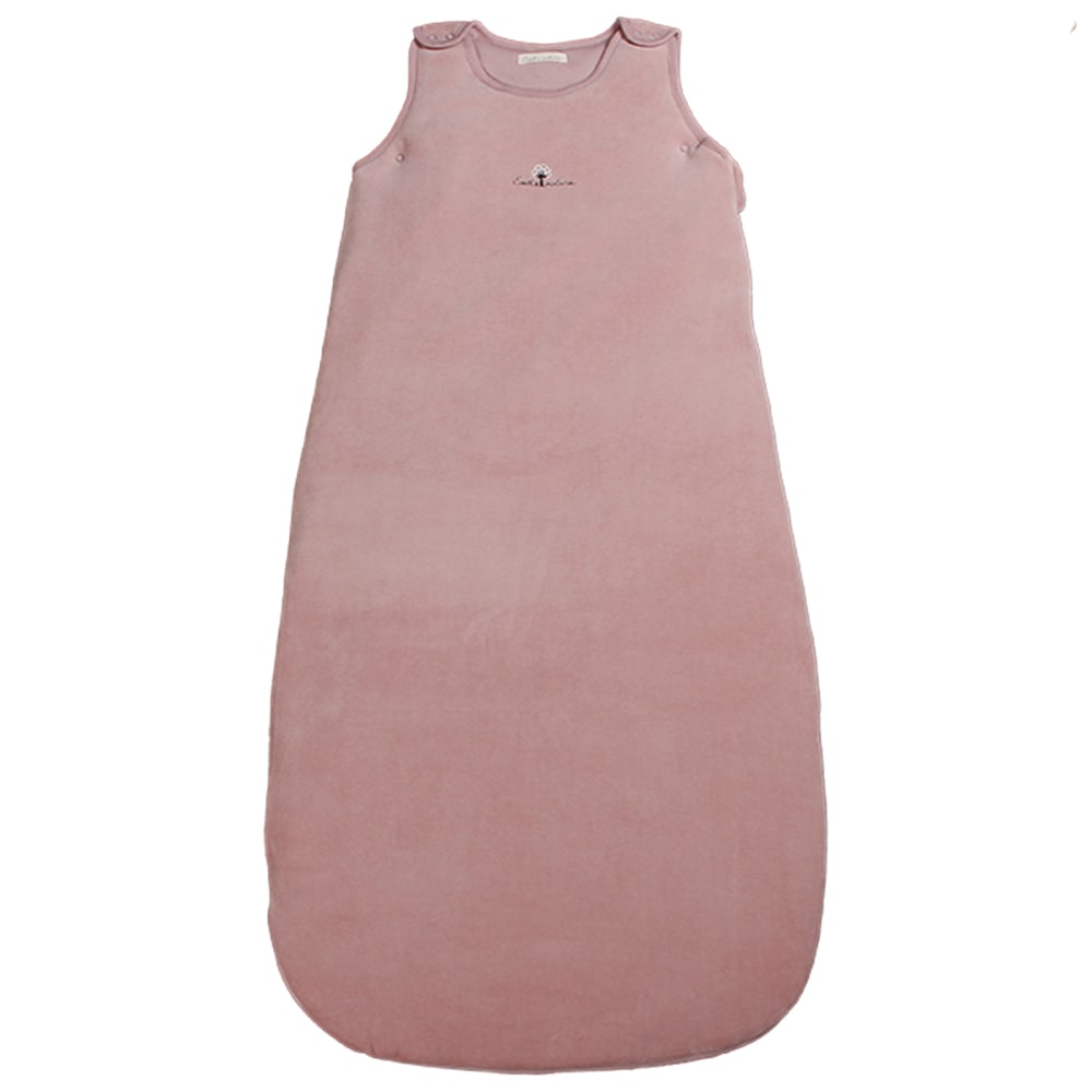 Eveil et Nature Winterschlafsack 70/90 cm 6-18 Monate TOG 2.5 Bio-Baumwolle ROSA Öko-Tex Zertifikat BAUMWOLLE Baby