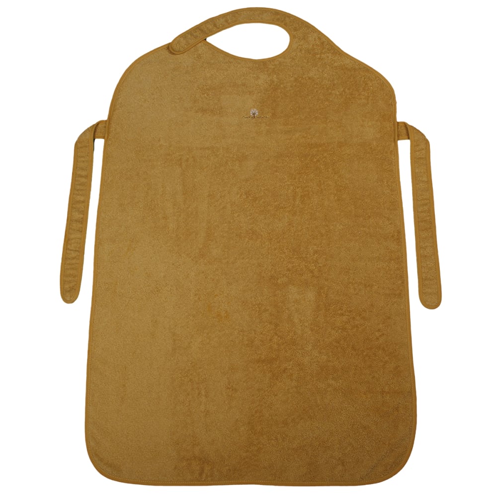 Eveil Et Nature - Tablier de bain éponge 70x100 cm Coton bio Ambre