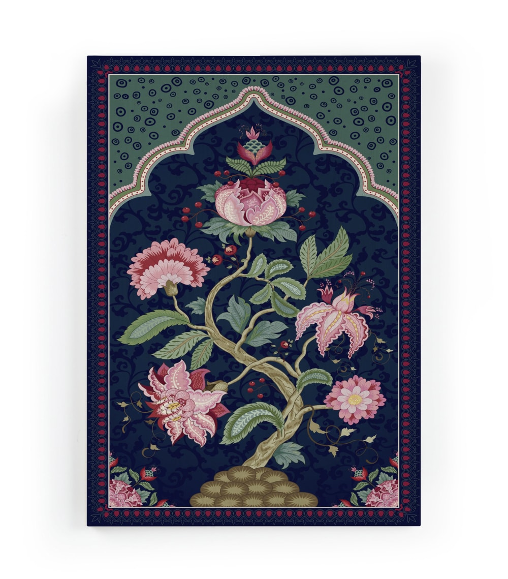 Tela 60x40 stampa bonsai - Modello Contemporaneo - Multicolore - PES - Poliestere