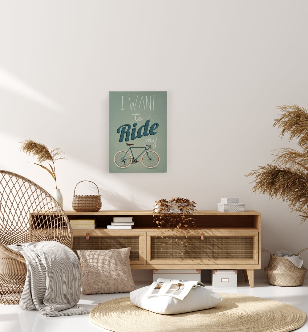 Peinture sur toile 60x40 imprimé HD balade - Maisons du Monde