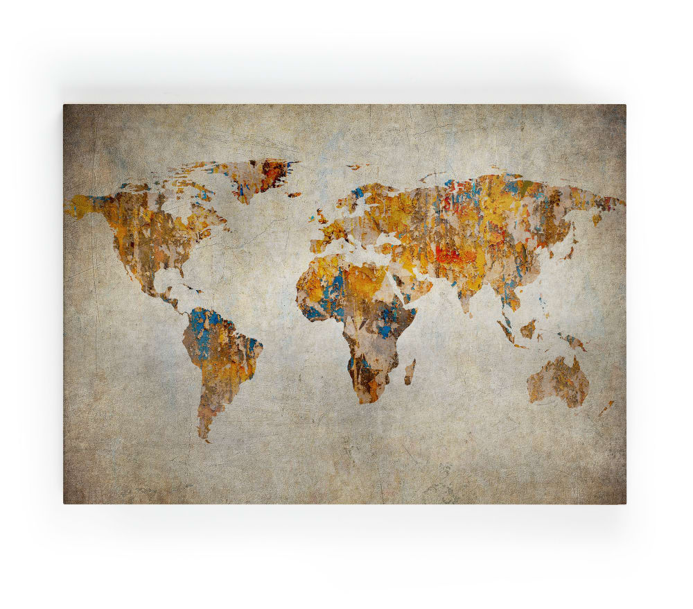 Lienzo 60x40 impresión mapa antiguo