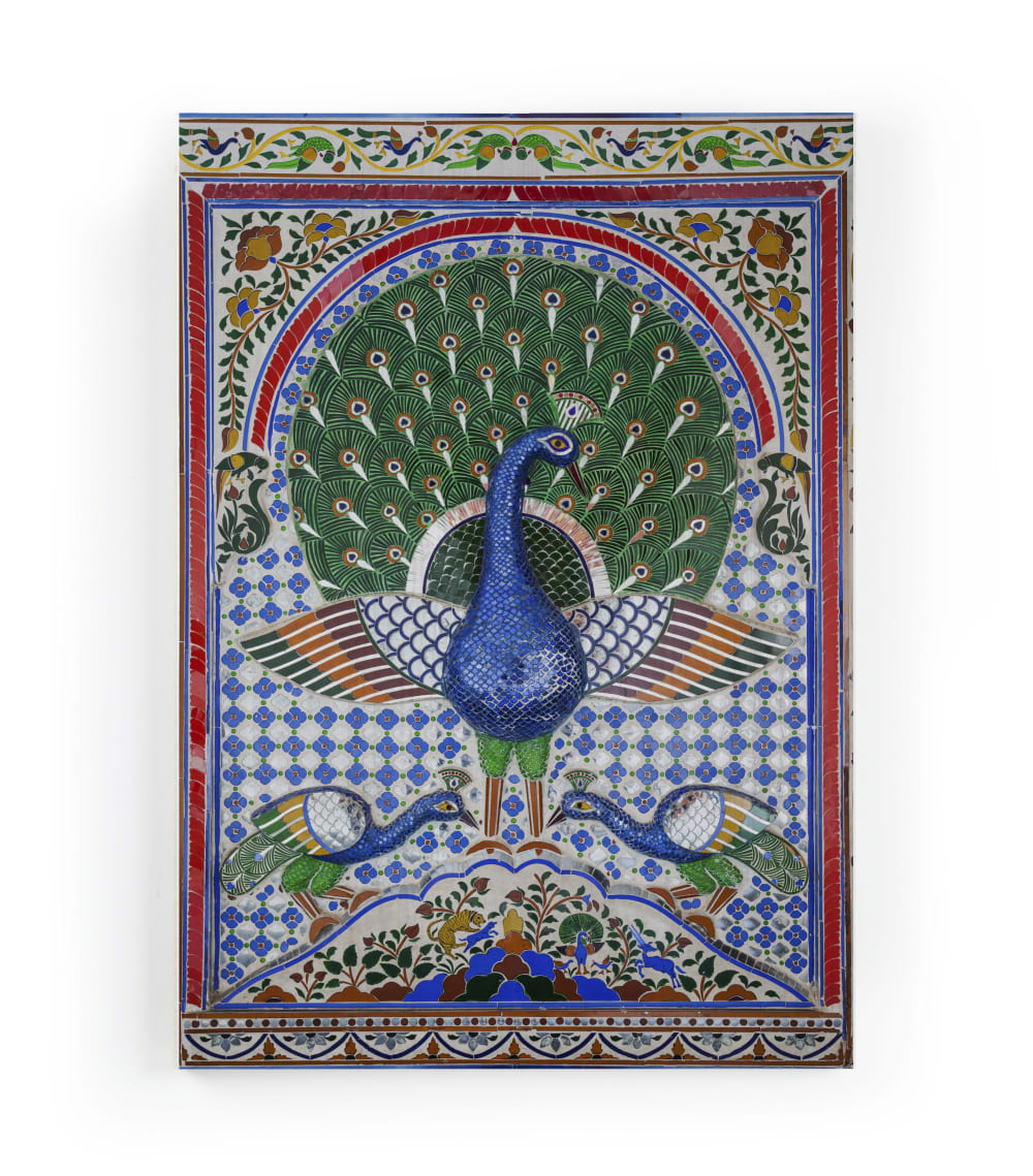 Lienzo 60x40 impresión pavo real