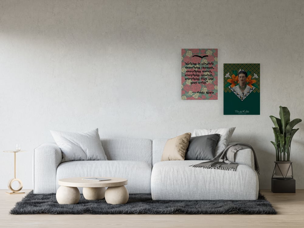 Lienzo 60x40 impresión frases Frida - Maisons du Monde