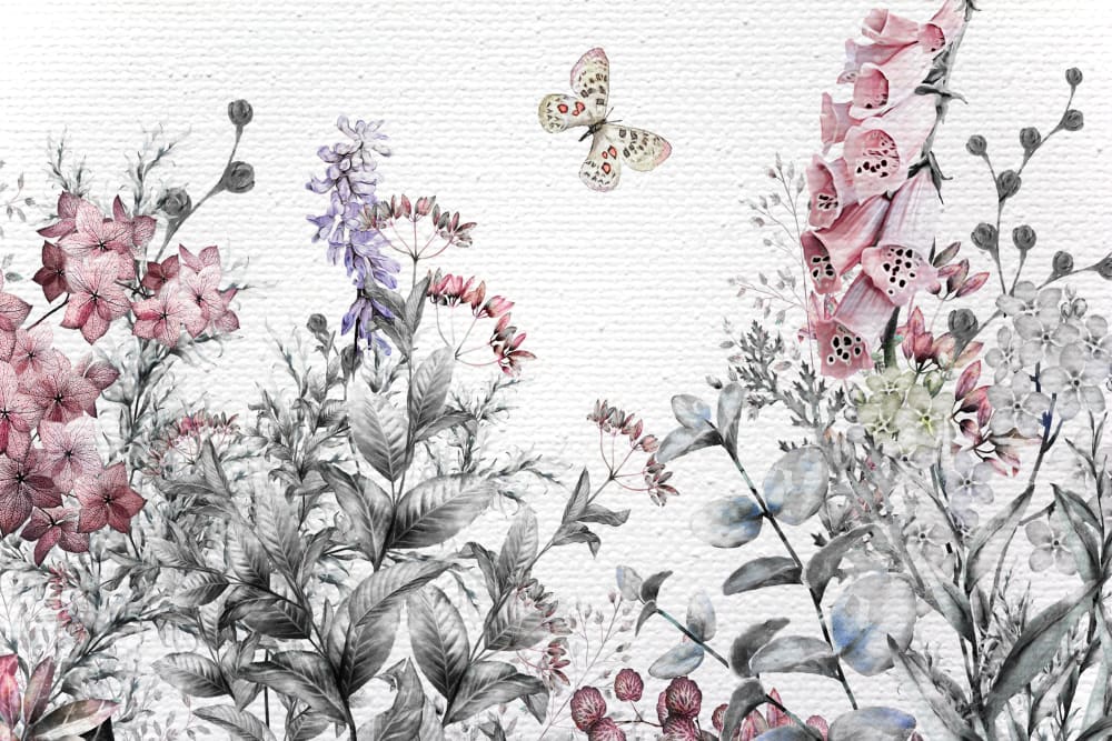Peinture sur toile 60x40 imprimé HD jardin - Maisons du Monde