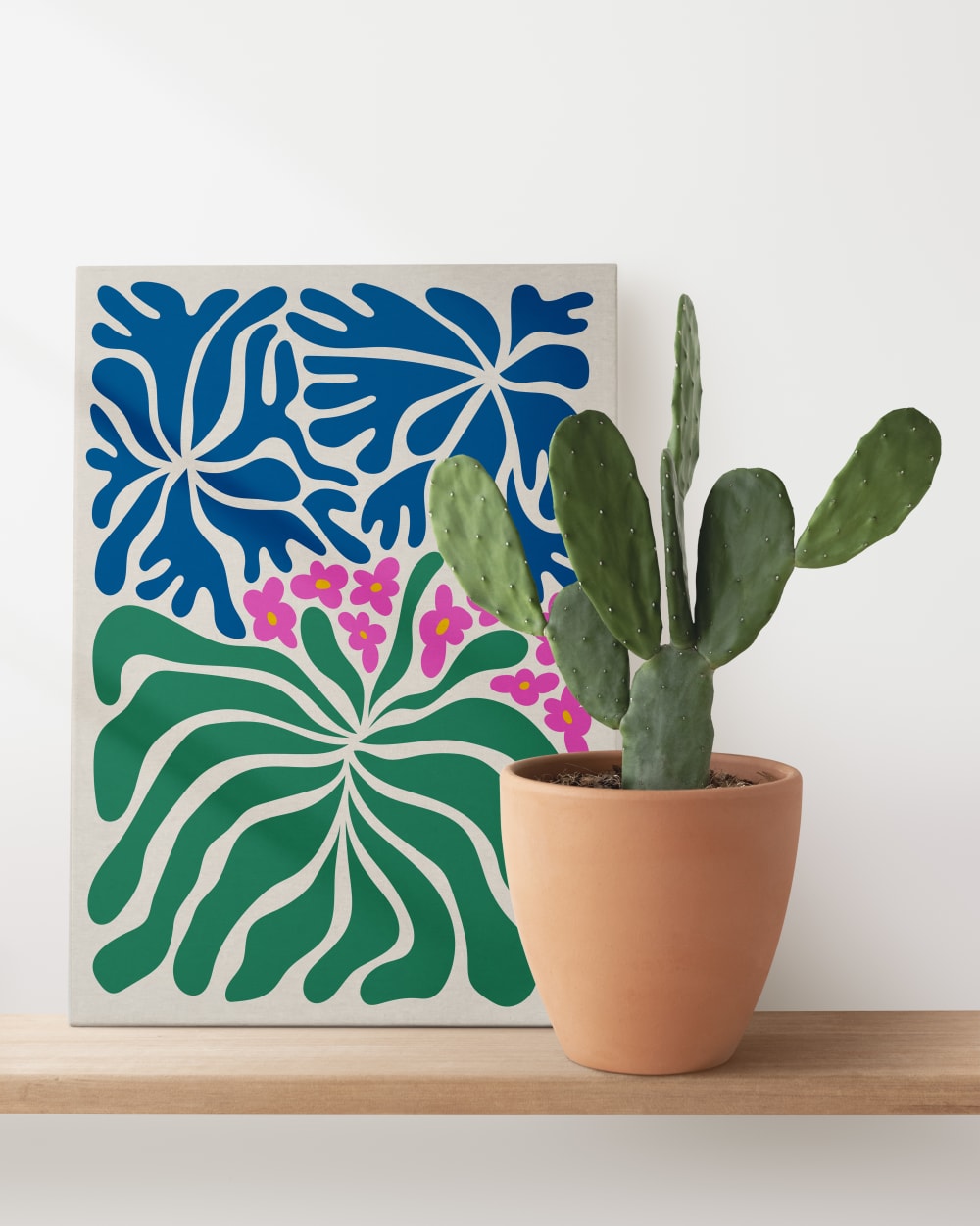 Peinture sur toile 60x40 imprimé HD jardin coloré - Maisons du Monde